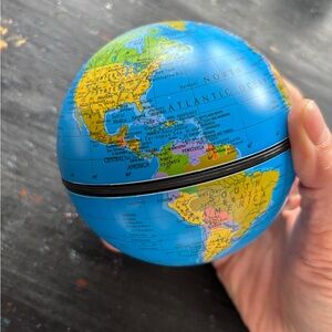 vintage small globe